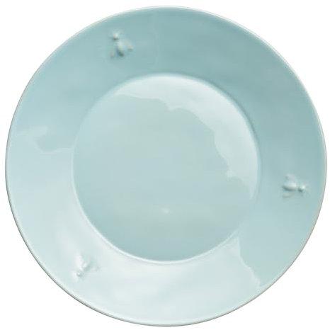 La Rochère Dessertteller Keramik Abeille Biene Blau Ø 214 mm - 4er Set