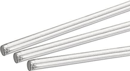 sourcing map 20 Stück 304 Metallstangen Garten, 1mm x 100mm Metallstäbe für DIY Handwerk, Motorrad, Deko, Garten