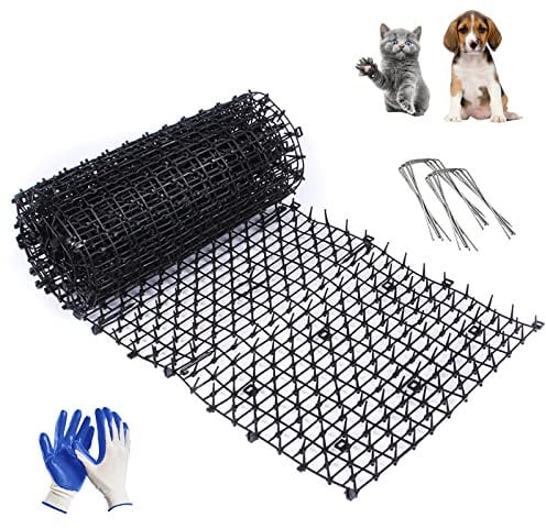 1 Pieza Pinchos Anti Gatos Exterior y Interior, Cat Scat Mat, Anti Gatos Pinchos Exterior, Repelente de Gatos Dogs Disuasión Animales para Plantas Sofa Balcón Jardin Anti Excavación (200*28cm)