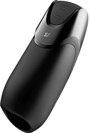 Satisfyer Men Vibration+ Masturbator mit App Steuerung | Sex Toy für Männer | Pocket Pussy aus medizinischem Silikon | 14 Vibrationsprogramme | Hands-Free Masturbation | Wasserdicht (IPX7) | 14 cm