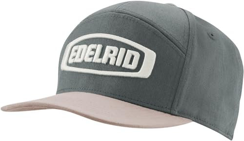 EDELRID Squamish Cap Grau - Stylishe vielseitige 7-Panel Cap, Größe One Size - Farbe Anthracite