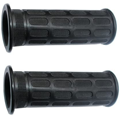 2 Pieces 30mm Inner Diameter Antiskid Handle Cover Soft Rubber Replacement Handlebar Grips for Wheelbarrow(Black, 125mm)