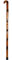 Natürliche hölzerne Mitarbeiter Wanderstange Trekking Pole Offset Cane, Holzrohr Ältere Holz Cane Lange Griff Bambus Zauberstab Walker Geschenk Haltbar for Senioren Geschenk (Farbe: Bamboostyle)