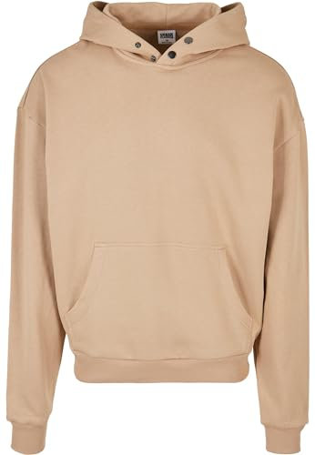 Urban Classics Herren Snap Hoody 5XL unionbeige