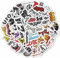 BulbaCraft 100Pcs Heavy Metal Band Stickers, Rock Stickers, Heavy Metal Gifts for Men and Women, Rock Decals, Waterproof Decals, Guitar Emblems, Music Emblems, Gifts for Women & Men