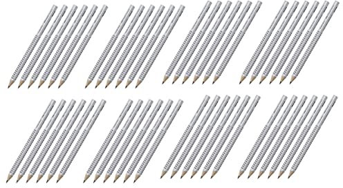 Faber-Castell 111900 - Bleistift Jumbo Grip, Härtegrad 2=B (48 Stück)
