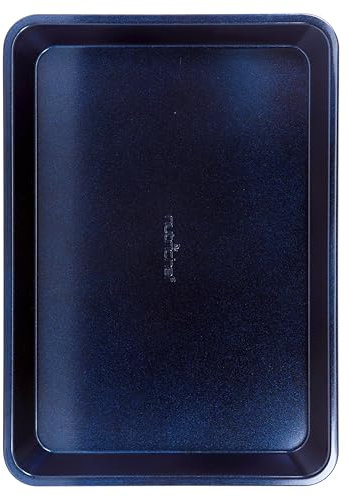 NutriChef Teglia per biscotti Blue Diamond da 33 cm, superficie rivestita antiaderente, ideale per la preparazione degli alimenti, servire, pasticceria e dessert, utilizzata per numero di modello