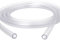 2 m / 6.5 ft Clear PVC Food-Grade Airline Tubing - 4 mm ID x 6 mm OD Flexible Hose for Aquarium Air Line, Fish Tank Air Pump, Pond Aeration, Hydroponics, Water & Air Transfer - Non-Toxic Pipe