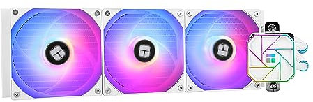 Thermalright Aqua Elite 360 White V3 Aio Water Cooling, 360 Liquid Cooling Row, ARGB PWM Cooler Fans, for Intel LGA1150/1151/1155/1156/1200/2011/1700,AMD:AM4/AM5, PC Cooler Aio