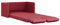 vidaXL Bodensofa, Klappbar Bodenbett Sofa mit Schlaffunktion, Schlafsofa Schlafsessel mit Metallgestell, Klappsofa Sofabett für Wohnzimmer Schlafzimmer, Weinrot Stoff