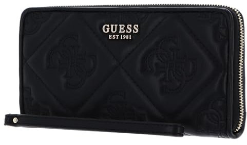 GUESS Damen Geldbörse Marieke Black Logo