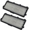 2 filtri attivi per aspirapolvere, compatibili con Miele S4, S5 S4000 S5000, filtri HEPA Air Clean di ricambio per Miele (nero) (nero-2)