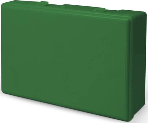 Eurokit Leerer Erste-Hilfe-Koffer, Grün, 260 x 170 x 80 mm