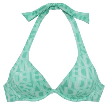 Elbsand Damen Bügel-Bikini-Top mit modischem Allover-Print, herausnehmbare Cups, Obermaterial recycelt, Mix-Kini nach Lust und Laune Mixen, für einen trendbewussten Look