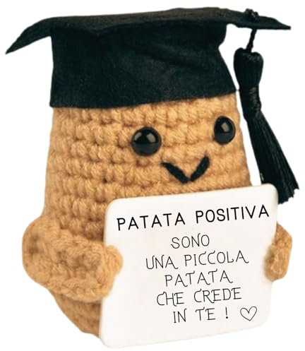 Patata Studiosa© | Idea Motivazionale Studente | Regalo Originale Allievo | Focus Scuola Esame Diploma | Festa Laurea Studio | Bambina Ragazza | Ufficio Classe Stanza | Coach Professore Motivazione