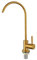 Gebürsteter Gold Kaltwasserhahn Küche für Wasserfilter Schwanenhals Spülbeckenhahn Edelstahl,Gebürstetes Gold