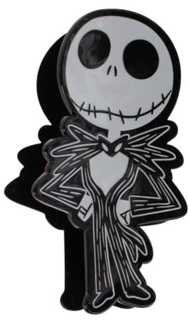 HER Premium Schmetterling Nightmare Before Christmas Jack Skelett Charakter große Haarspange – eine süße Haarspange für Mädchen – Haarschmuck für Kleinkinder, kleine Mädchen,