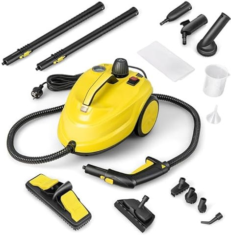 HOMFME 2000W Steam Cleaner, Handheld Steam Mop with 1.8L Tank and 13 Accessories, Multi-Purpose Cleaning Steamer Machine for Carpets Floors Autos Autos Windows Cars