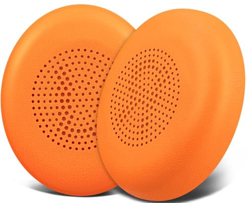 SOULWIT Ersatz Ohrpolster für Jabra Evolve2 65 (65MS 65UC USB)/Evolve2 40 (40UC 40MS USB)/Elite 45h On-Ear Wireless Headset, Ersatzpolster mit weicherem Protein-Leder