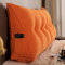 Großes dreieckiges Rückenlehnenkissen, 80 cm hoch, Rückenkissen für Bett und Sofa, bequemes Lesekissen, vielseitige Nackenrolle für Entspannung und Unterstützung, perfekt für Heimdekoration