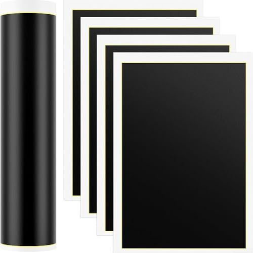 Lot de 12 feuilles de papier de marquage pour machines à fibre optique avec grattoir pour métal, verre et diverses surfaces artisanales assurant une forte adhérence