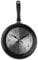 Timelike Wanduhr, 25,4 cm, Metall, Bratpfanne, Küche, Heimdekoration, Einzigartige Uhr Mit Schraubendreher (Schwarz)