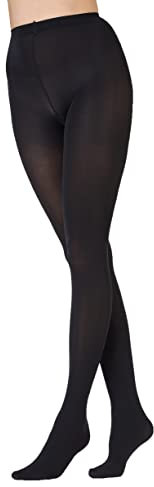Pretty Polly 80d 3D Premium Opaques Tights Collants, 80 DEN, Noir (Black Black), Medium (Taille Fabricant: SM) (Lot de 3) Femme