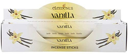 Something Different Elements Vanilla Incense Stick 6 Pack Display Set, One Size, Multicolour