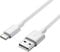 PremiumCord Cable de Conexión USB, Cable de Carga hasta 3A, Potencia 60W, Soporta PD 3.0 / QC 4.0, Cable de Datos hasta 480Mbit/s, USB Tipo A Macho a USB Tipo C Macho, Color Blanco, Longitud 3m