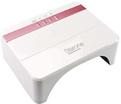 Nail Polish Dryer Intelligent Phototherapy Nail Machine 30UV/LED Lamp Beads 5 Seconds Quick-Drying 24/48W Dual Power Nail Lamp,Pink