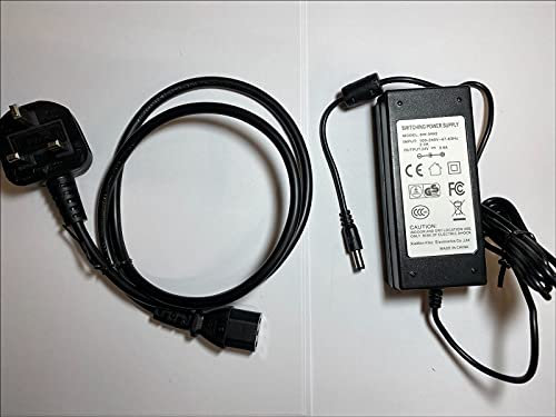 Replacement for 24V 3A 13A UK AC-DC Adapter Power Supply for Brennan B2 Hard Disk Music Player