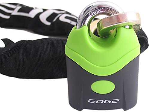 Kettenschloss Edge Scooty Art 4, Stark Kettenschloss für Roller, Moped und Motorrad (1500 MM)