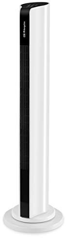 Orbegozo TWM 1000 - Ventilador de torre, 3 velocidades, mando a distancia, temporizador, panel táctil, silencioso, 50 W