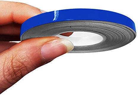 4R Quattroerre.it 10470 Trim Stripes Strisce Adesive per Auto, Blu, 5 mm x 10 mt