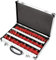 Topolenashop Set di 35 Punte Rotanti per Fresatrice, Gambo 6 mm, 2 Viti, Acciaio Super Rapido, Taglio a Scanalatura