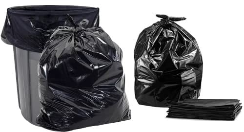 100 x Heavy Duty Refuse Sacks Super Strong Bulk Large Recycled Refuse Bags Kitchen Bin Liners All-Purpose Bin Bags 100L