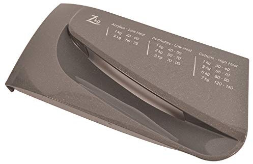 sparefixd Drawer Front Handle Graphite Grey for Hotpoint Washing Machine
