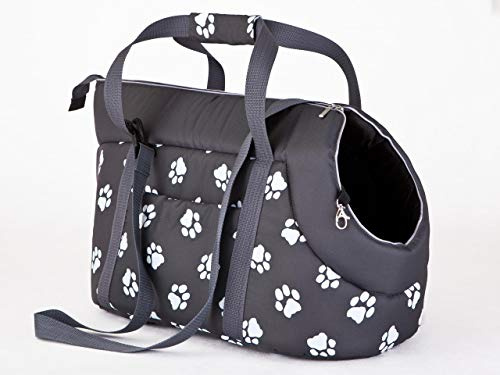 PillowPrim Hundetasche Tragetasche für kleinen und mittleren Hund, Welpen, Katze für Spaziergang - Größe S