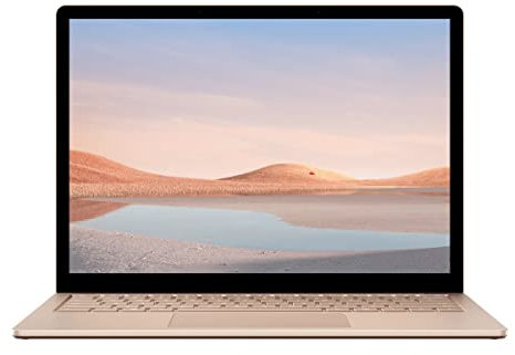 Microsoft Surface Laptop 4, 13,5 Zoll Laptop (Intel Core i5, 8GB RAM, 512GB SSD, Win 10 Home) Sandstein