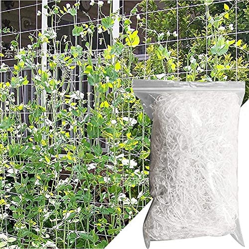 Namvo Filet de treillis pour plantes hydroponiques - 3 m x 10 m - Maille polyester robuste pour plantes grimpantes - Ficelle en maille souple pour culture de fleurs, jardin, légumes, plantes