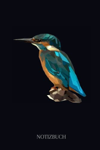 Notizbuch: Notizbuch Eisvogel, A5 (6'x9'), 120 gepunktete Seiten