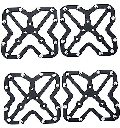 Kisangel 2 Paar Pedalsperre Fahrrad Klickpedal Adapter Für Fahrradpedale Pedalplattformadapter Fahrrad Plattform Adapter SPD Flachpedaladapter Cleats-Pedal Seil Rostfreier Stahl Aufsteckbar