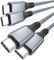 UseBean 240W USB C to USB C Cable 0.2M 2Pack, USB C 3.2 Gen 2X2 20Gbps Type-C PD Fast Charging,4K Video Monitor Cord,for iPhone 15, MacBook Air, Pro, iPad Pro/iPad Air/Mini Galaxy S24 S23 S22