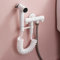 XJTNLB Grifo WC Bidet Blanco Grifo Bidet para WC Grifo de Pared Grifo Agua Fria 2 Modos Grifo Inodoro,A