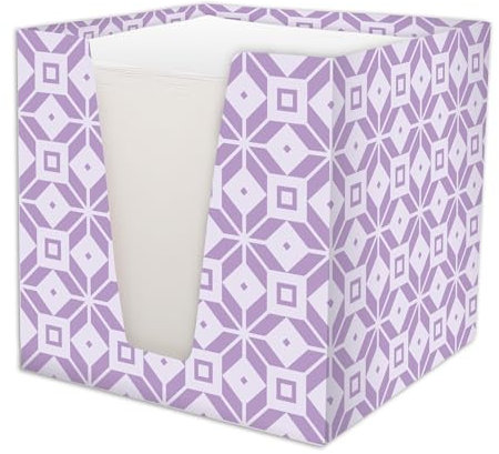 RNKVERLAG 46818 - Notizklotz Berry mit 900 Blättern, 70 g/m², 92 x 92 x 92 mm aus Karton, 1Stück