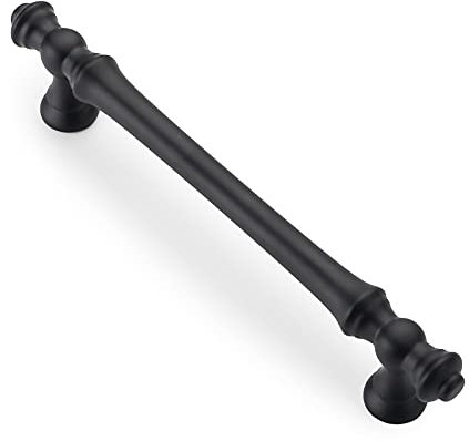 Coinkoly 10 Pack Matte Black Cabinet Pulls 128MM Hole Centers Kitchen Cabinet Handles Drawer Handles UK0001