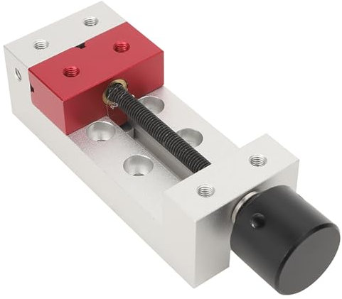 Mini Tornillo de Banco con Abrazadera Plana de Aluminio para Entusiastas