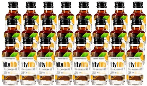 Birkenhof fiftyfifty Cola Orangen Likör 25 x 0,02 Liter 17,5% Vol.