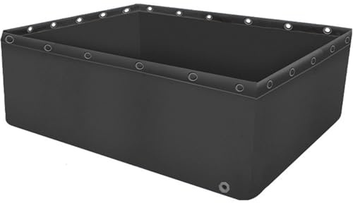Piscina Koi de jardín multifunción de lona de PVC, estanque sobre el suelo para almacenamiento y riego