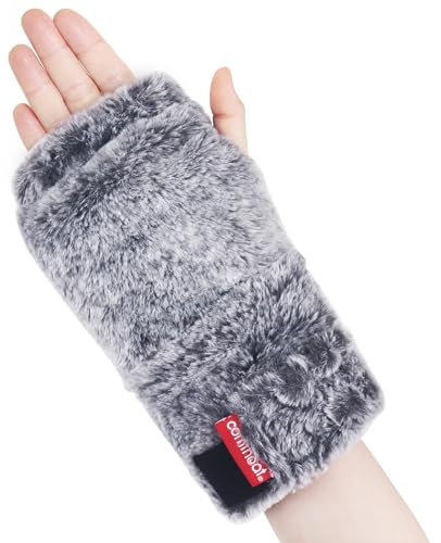 comfheat Microwavable Heated Mitten for Carpal Tunnel Relief, Moist Heat Therapy Hand Heating Pad for Arthritis Pain, Stiff Joints, Tendonitis, Natural Heating Glove for Women and Men